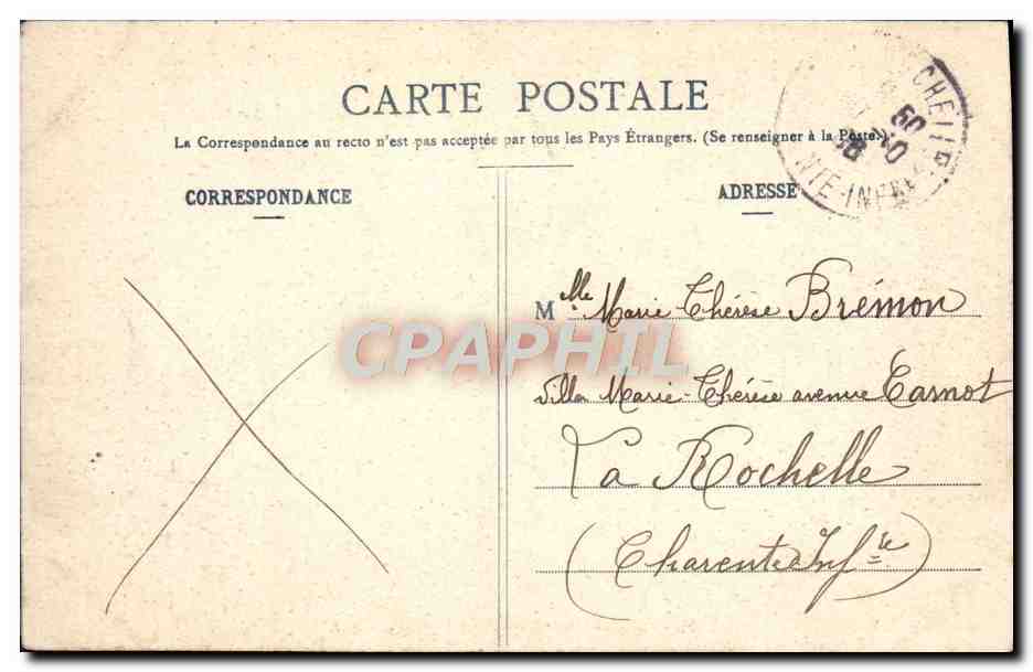 CPA Paris L'Entree Des Invalides — Rückseite