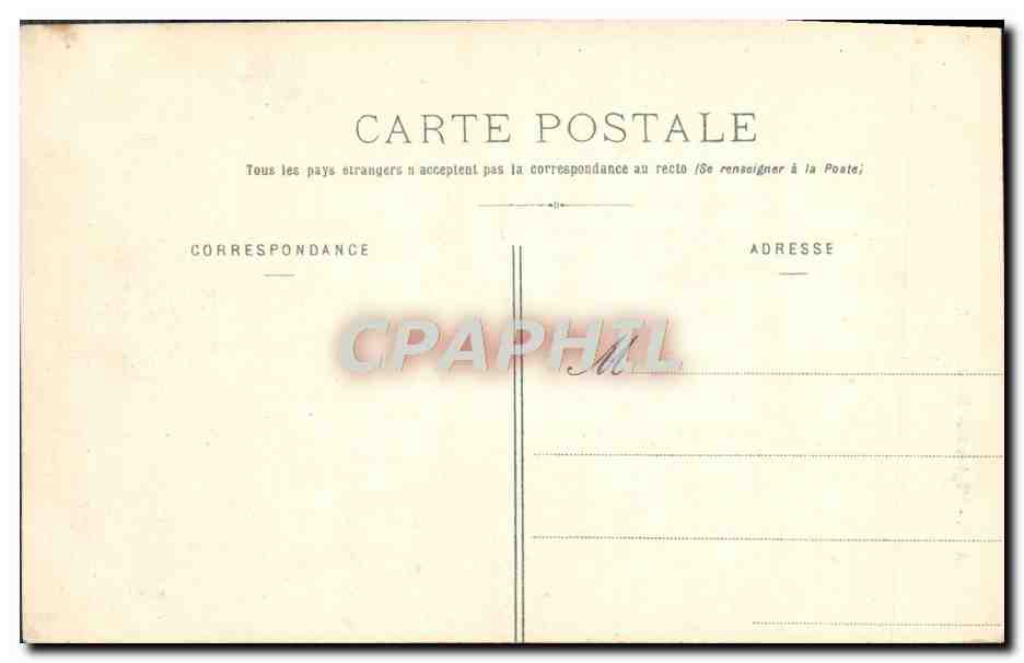 CPA Paris L'Eglise Ste Clotilde — Rückseite