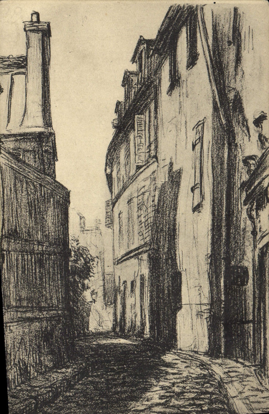 CPA Paris Montmatre Rue Corto