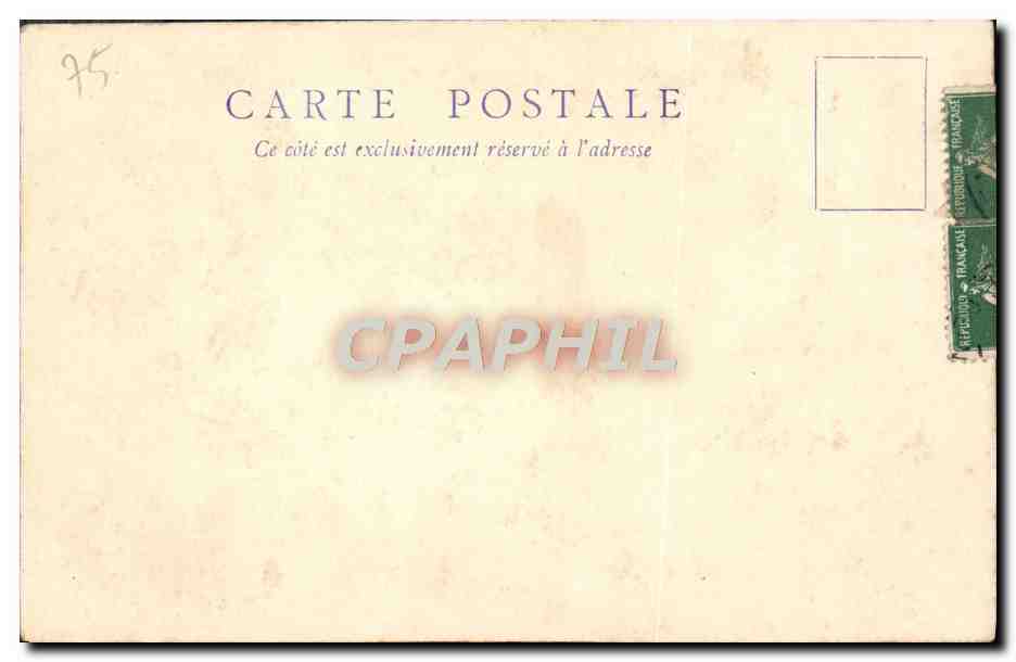 CPA Paris Le Vieux Maison de Theophraste Renaudot  — Rückseite