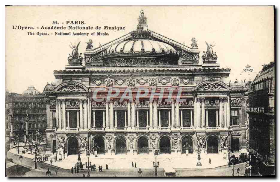 CPA Paris L'Opera Academie Nationale De Musique