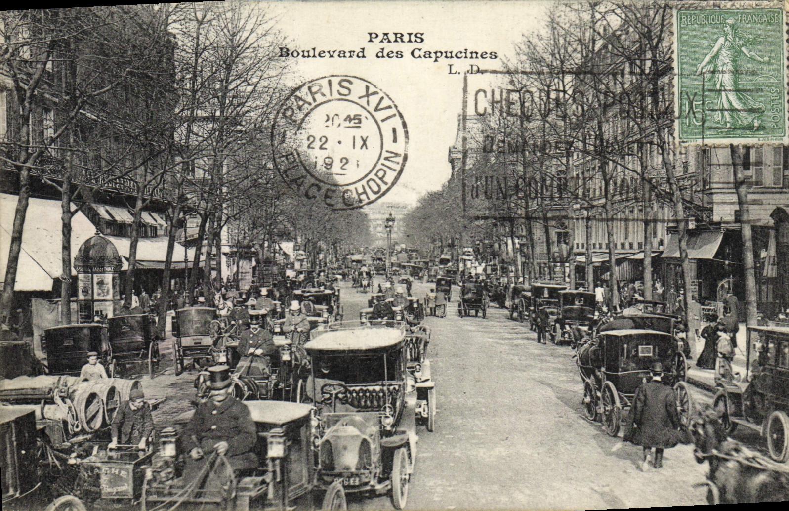 CPA Paris Boulevard Des Capucines