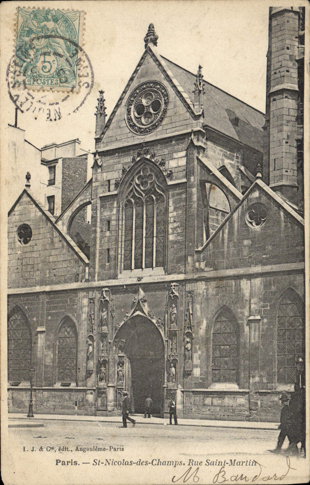 CPA Paris St Nicolas des Champs Rue Saint Martin