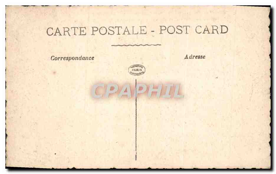CPA Paris Palais Du Louvre A Gauche Pavillon Turgot Ministere des Finances — Verso