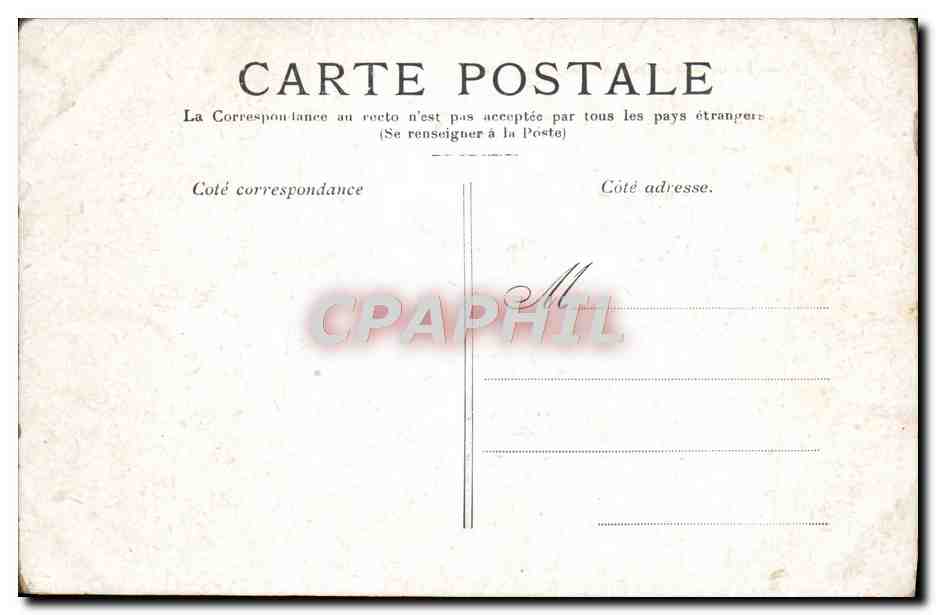CPA Paris Le Grand Palais Champs Elysees — Rückseite