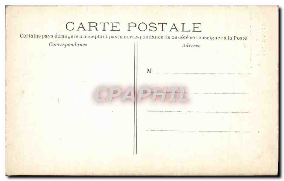 CPA Paris Place De La Bastille et colonne de Juillet — Rückseite