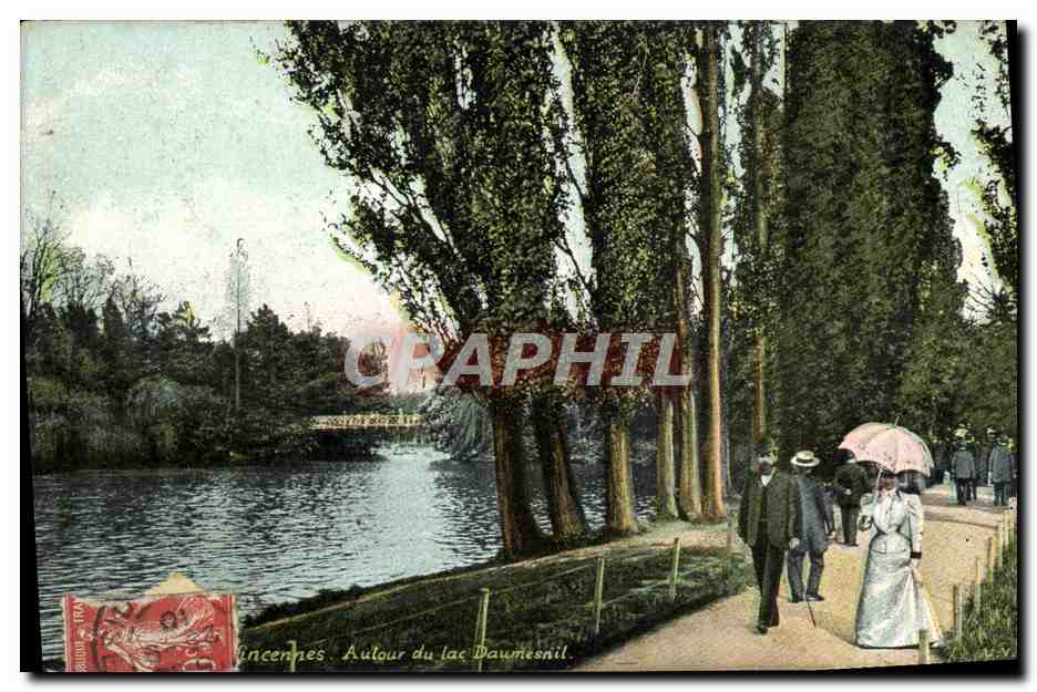 CPA Aulour Du Lac Daumesnil Paris 