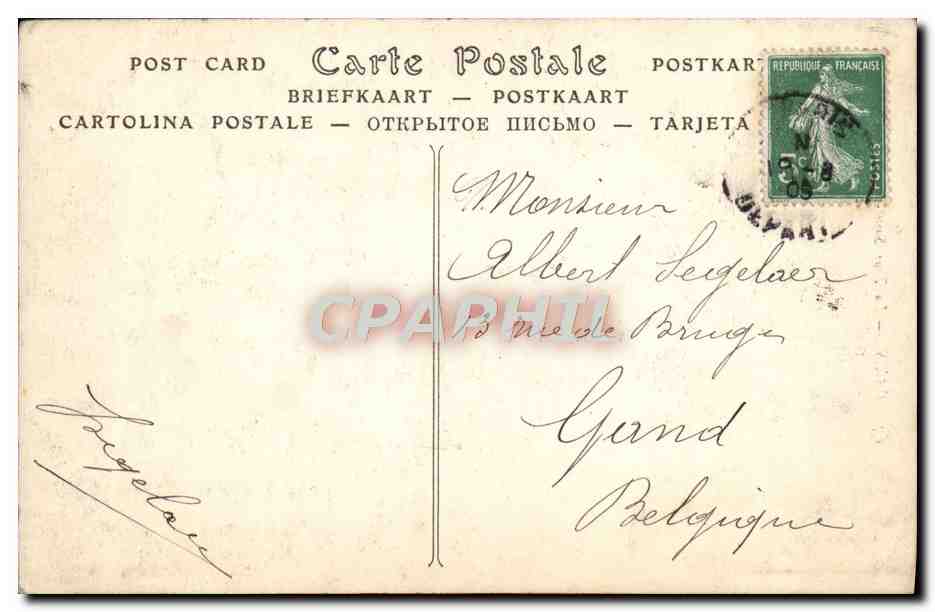 CPA Paris La Tour Saint Jacques — Rückseite