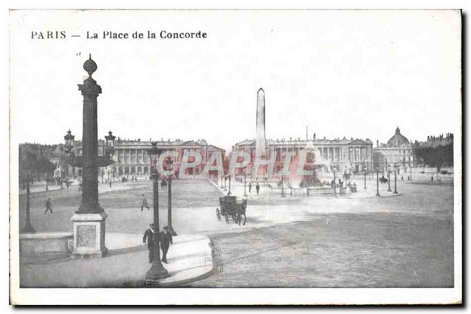 CPA Paris La Place de la Concorde