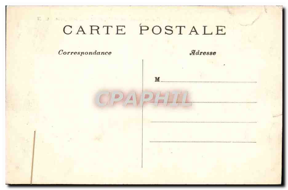 CPA Paris Bois De Boulogne Bagatele L'Orangerie — Rückseite