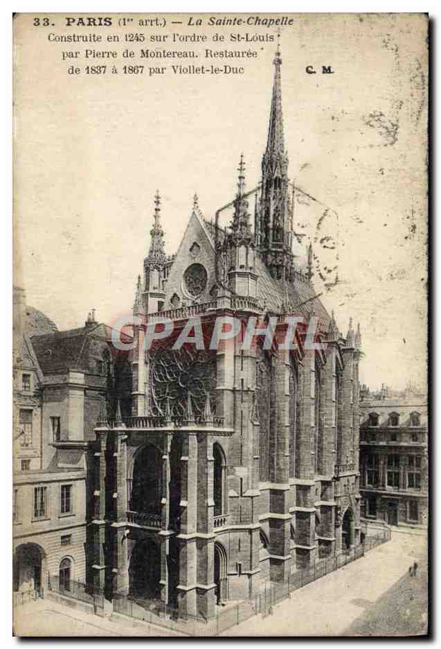 CPA Paris La Sainte Chapelle