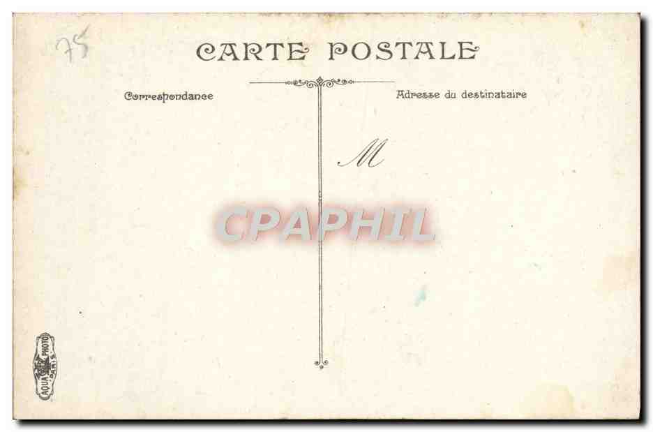 CPA Paris Vue exterieure des Magasins Grands Magasins du Louvre  — Rückseite