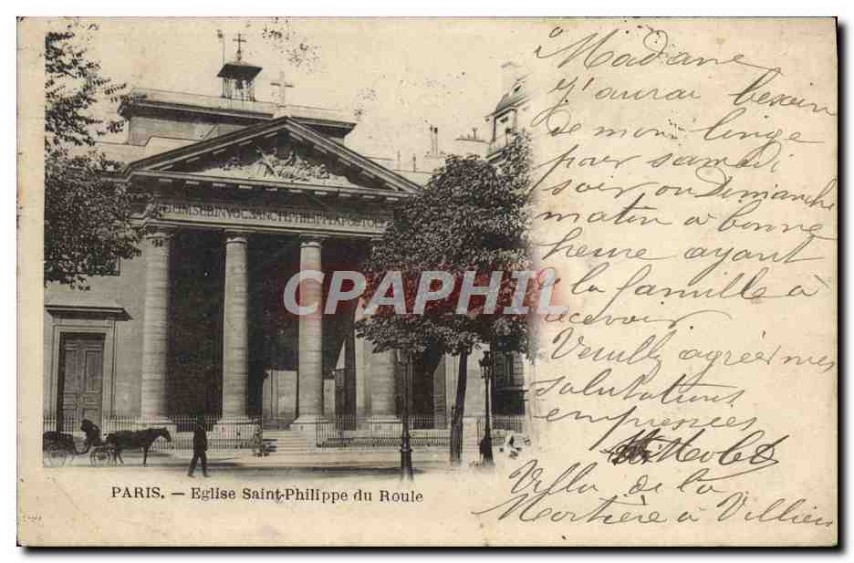 CPA Paris Eglise Saint Philippe du Roule