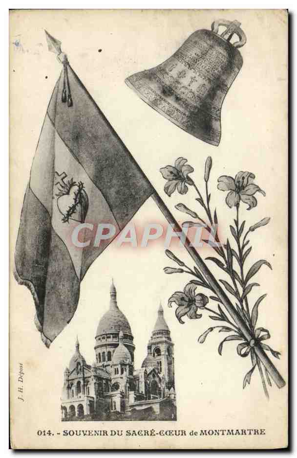 CPA Souvenir Du Sacre Coeur de Montmartre