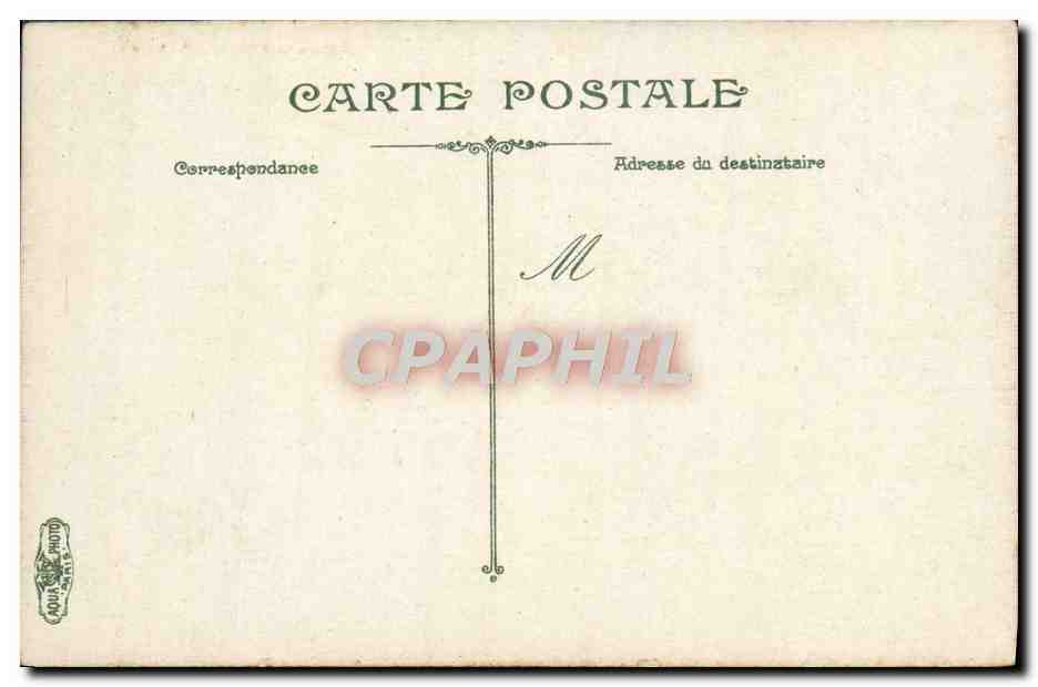 CPA Paris Eglise St Germain l'Auxerrois et mairie du 2eme — Rückseite