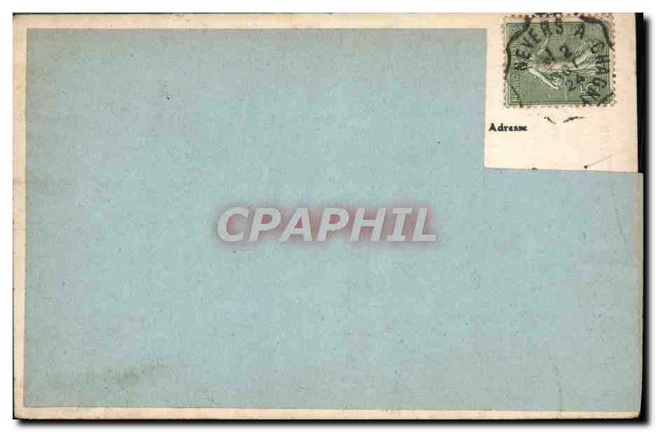 CPA Paris Jardin des Tuileries Quand Meme par Antonin Mercie — Verso