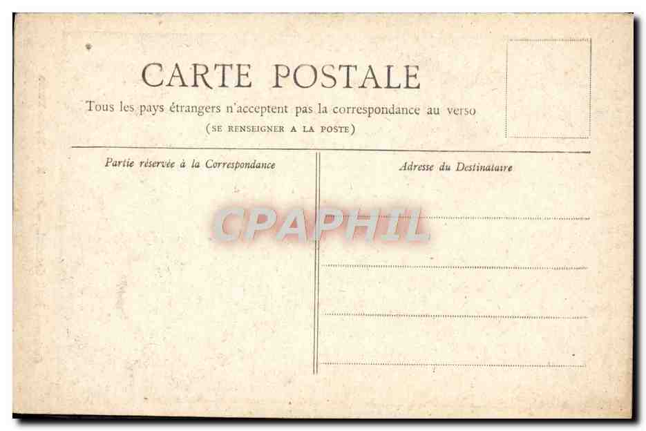 CPA Paris Notre Dame  — Rückseite