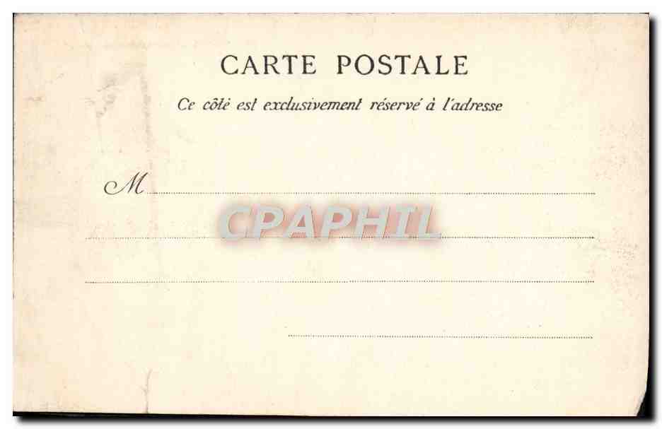 CPA Paris Pont Alexandre III — Verso