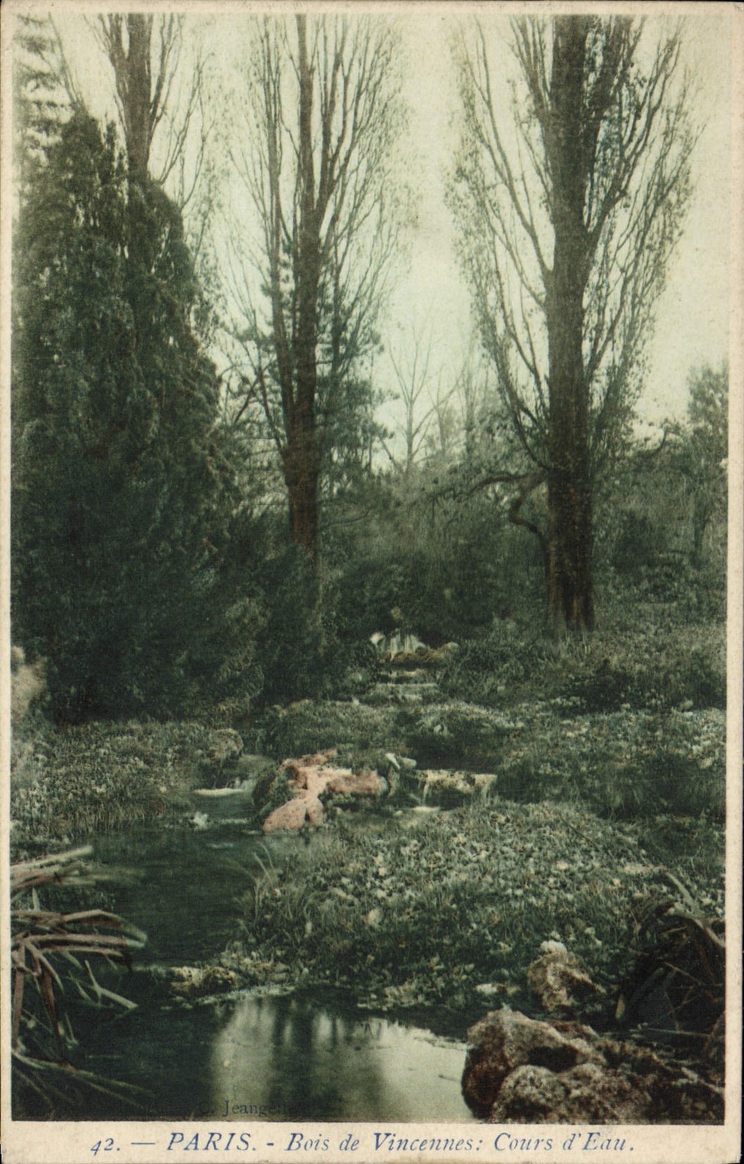 CPA Paris Bois de Vincennes Cours d'Eau