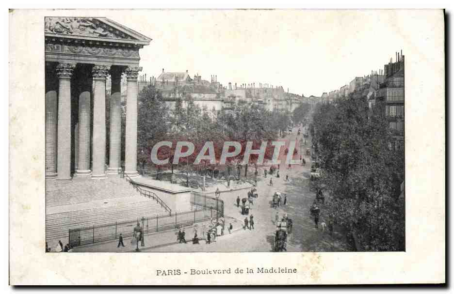 CPA Paris Boulevard de la Madeleine