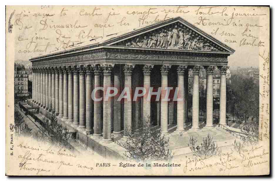 CPA Paris Eglise de la Madeleine