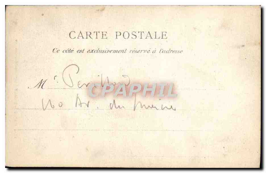 CPA Paris Saint Pierre de Montrouge — Rückseite