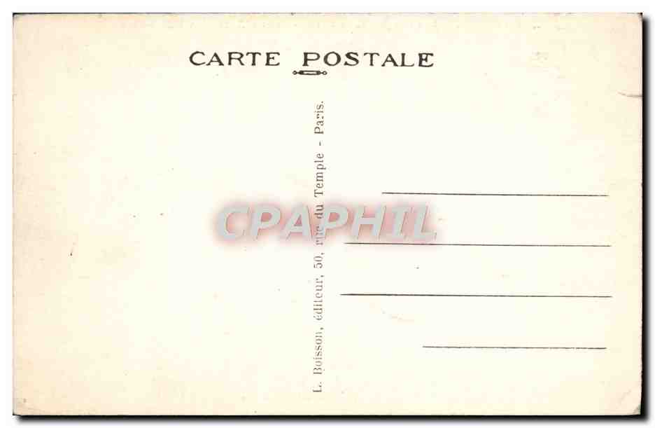 CPA Paris Les Berges de la Seine Pont D'Arcole et Hotel Dieu Bateau Peniche — Rückseite