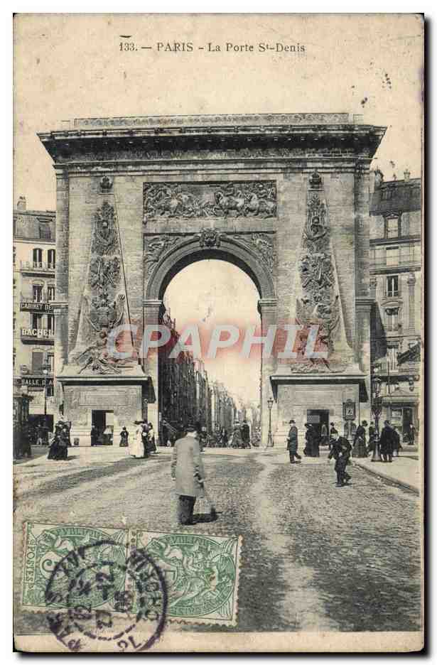 CPA Paris La Porte St Denis
