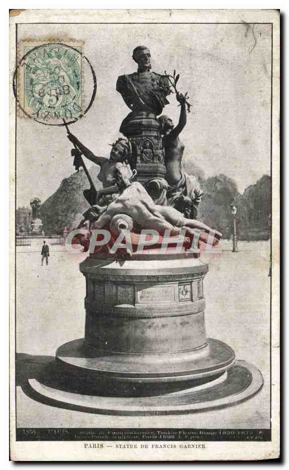 CPA Paris Statue De Francis Garnier