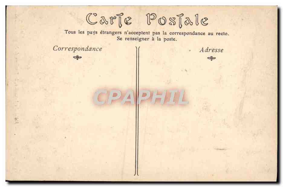 CPA Paris Hotel des Invalides le Tombeau de Napoleon 1er — Rückseite