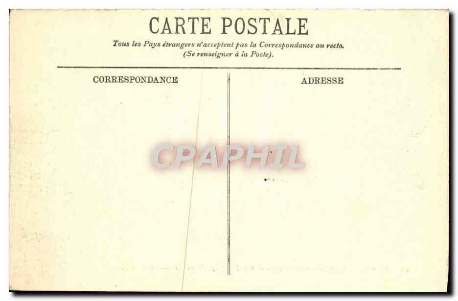 CPA Paris Le Jardin des Tuileries et Arc de Triomphe du Carrousel — Rückseite