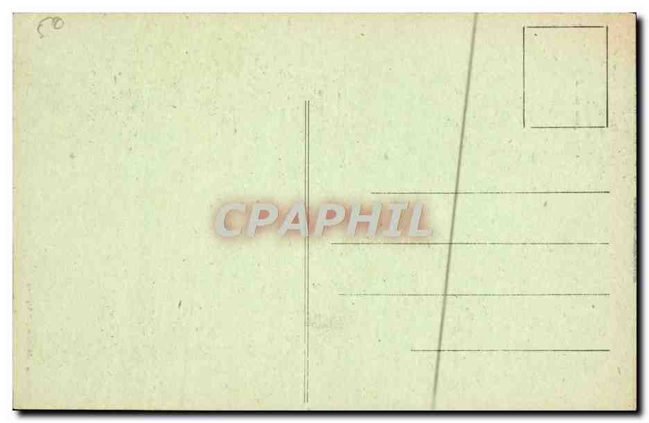 CPA Le Mont St Michel Pinacles le clocher et la promenade des fous  — Verso