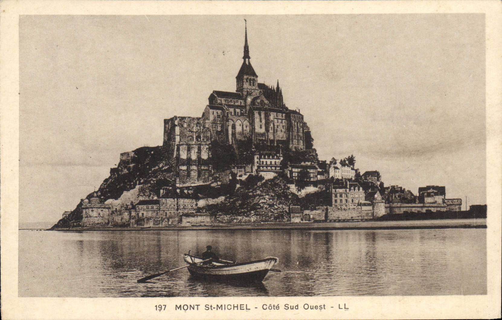 CPA Le Mont St Michel Cote Sud Ouest