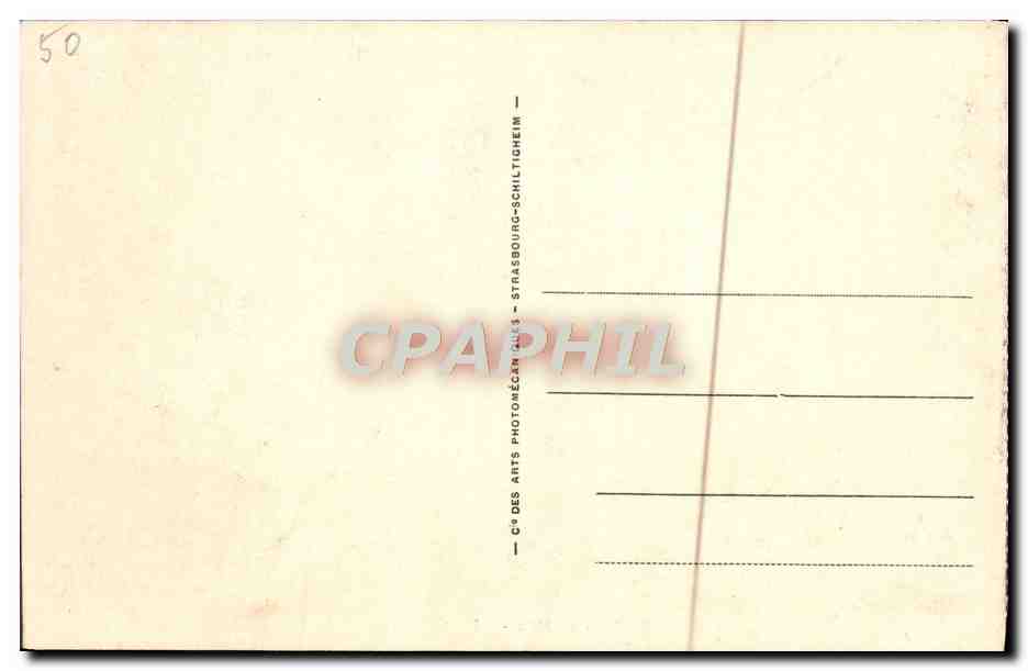 CPA Le Mont St Michel Cote Sud Ouest — Verso