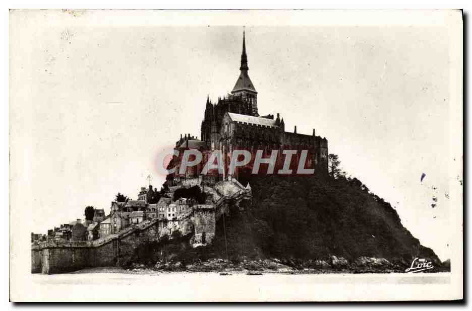 CPA Le Mont St Michel Cote Nord Est