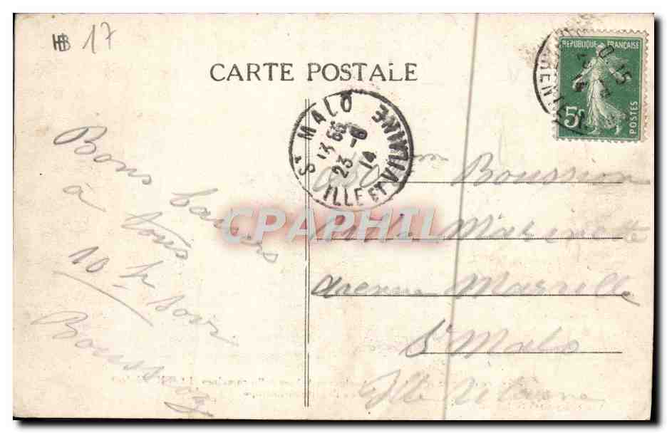 CPA Saintes Anciennes Arenes Gallo romaines et clocher de l'eglis st Eutrope — Back