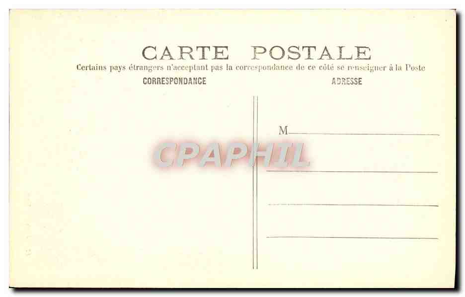 CPA Paris Fontaine de L'Impasse de la Poissonnerie — Rückseite