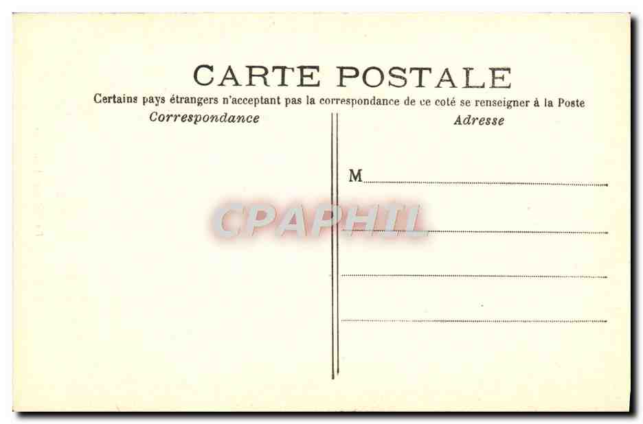 CPA Paris La Colonne Vendome — Rückseite