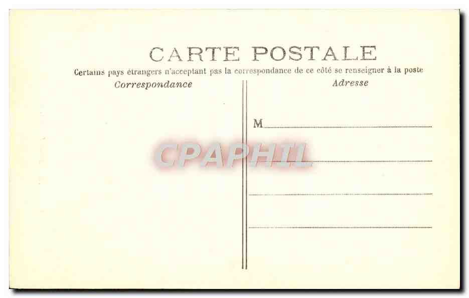 CPA Paris Porte Saint Denis — Rückseite