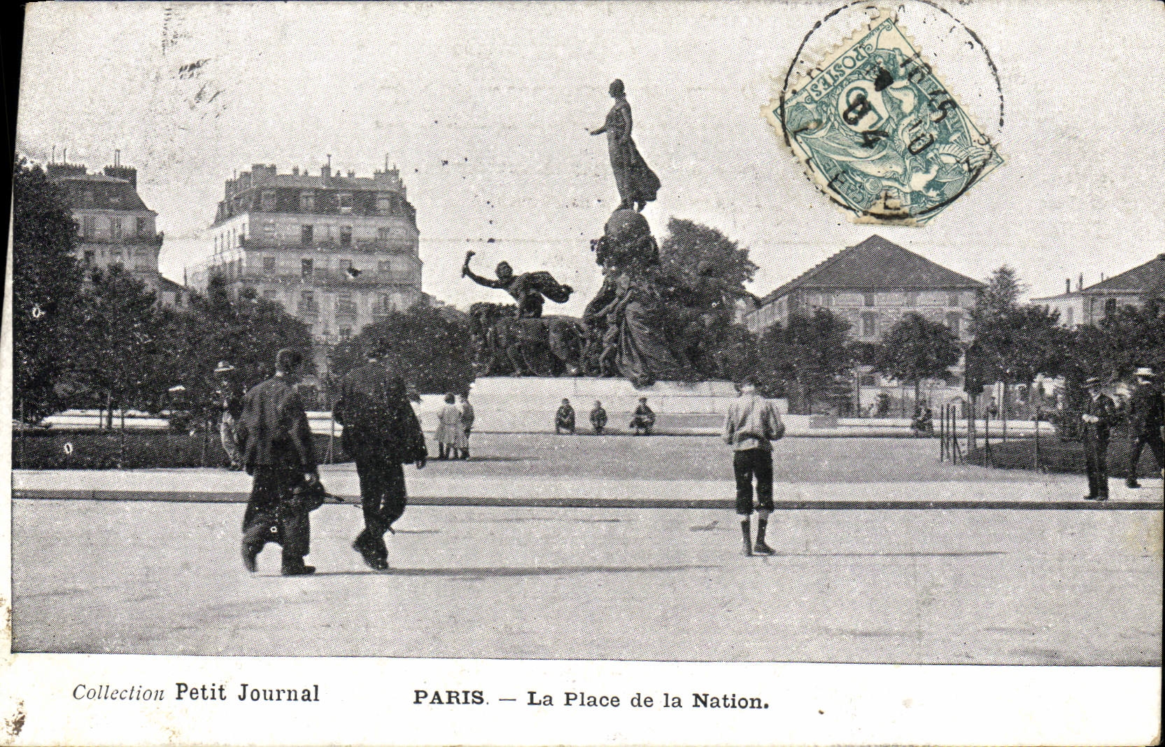 CPA Paris La Place de La Nation