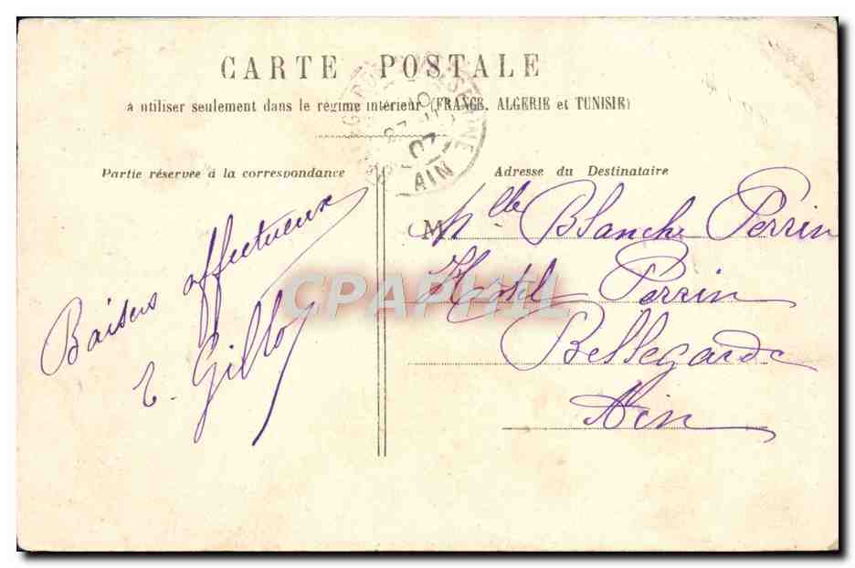 CPA Paris Palais De La Legion d'Honneur — Rückseite
