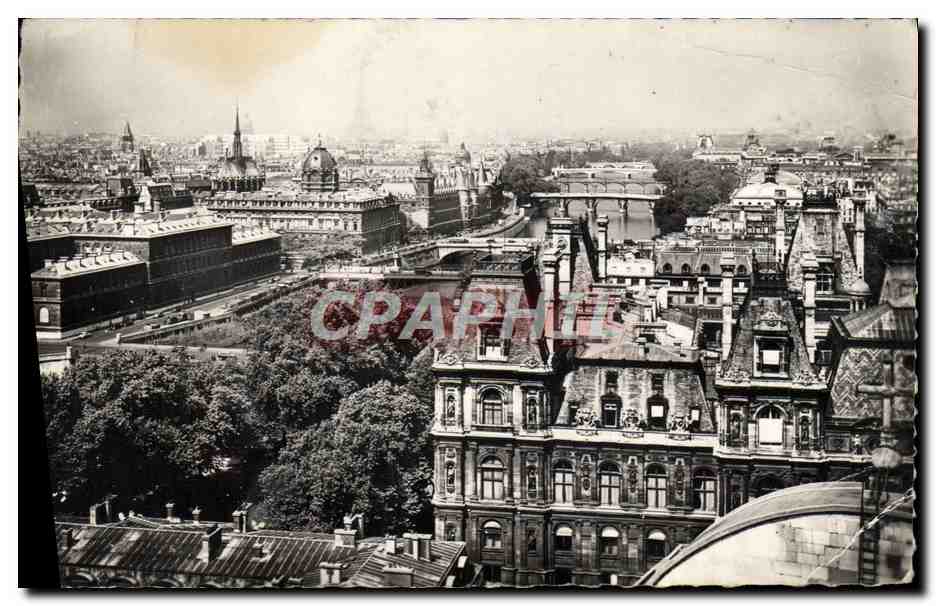 CPM Paris Panorama des Huit Ponts