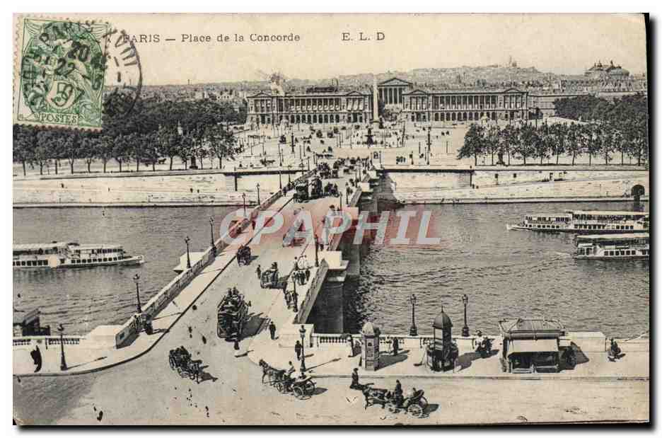 CPA Paris Place de la Conorde
