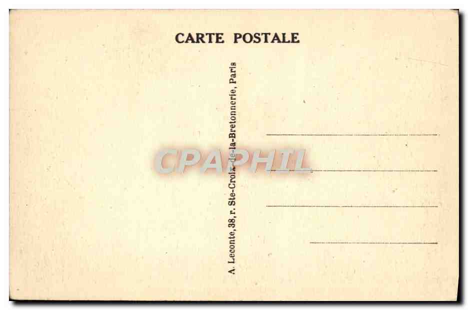 CPA Paris Le Rond Point des Champs Elysees — Rückseite