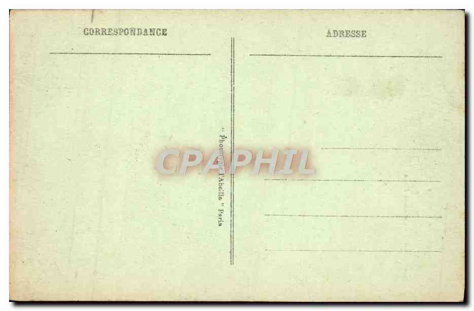 CPA Paris Obelisque de Louqsor Place de la Concorde — Rückseite