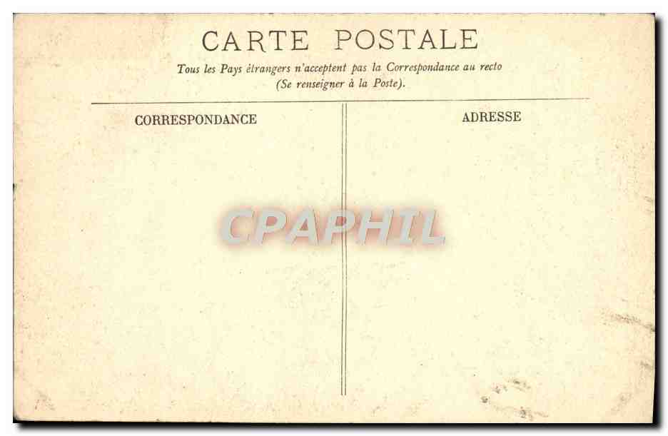 CPA Paris La Sainte Chapelle — Rückseite