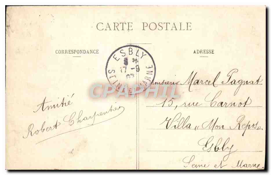 CPA Paris Bois de Boulogne Les Bateaux Sur Le Lac — Rückseite