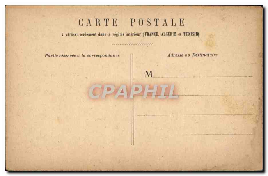 CPA Paris Ministere de la Guerre — Verso
