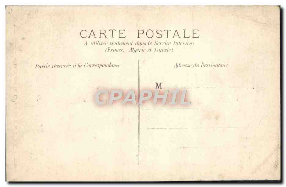 CPA Paris La Place De La Bastille — Rückseite