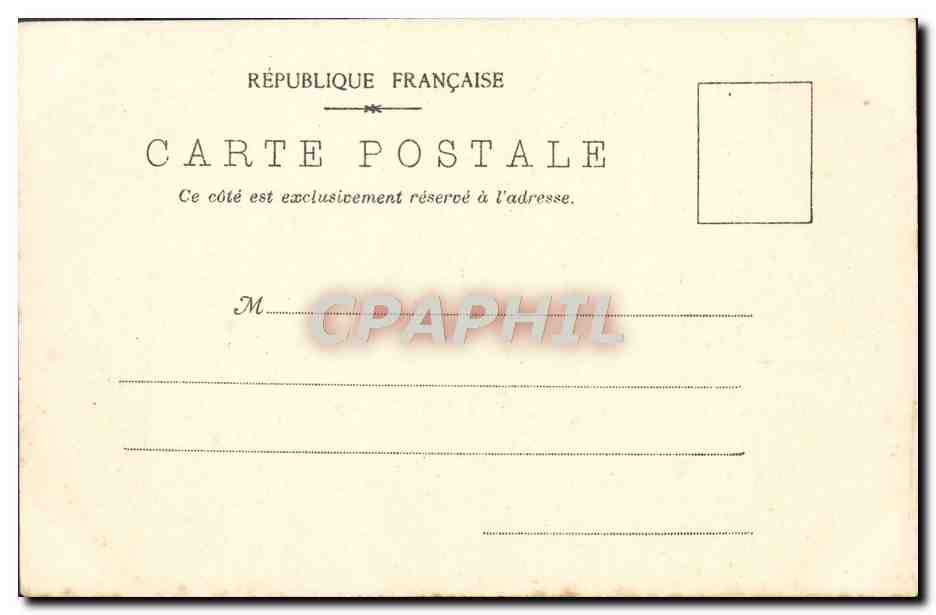 CPA Paris Exposition de 1900 Pavillon de l'Espagne  — Rückseite